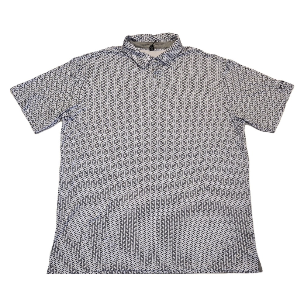 Anderson‎ Ord Mens XX Large Golf Polo Shirt Fish Pattern US AM TOUR